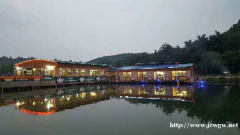 广州休闲山庄渔观园，瓜果蔬菜观光长廊