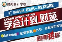 零基础学会计，学实操，财苑助你完成财务梦