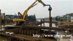 北京专业下水道打桩河道打桩护坡拉森钢板桩围堰施工