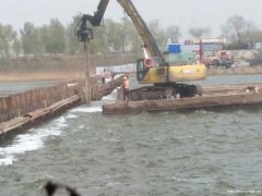 北京下水道打桩蓄水池打桩打拔钢板桩闭水桩施工