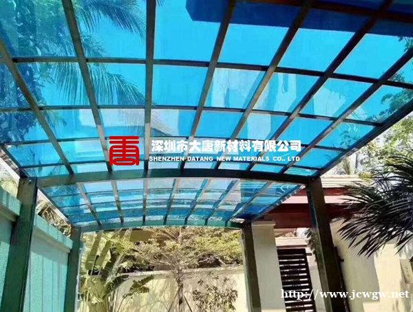 多功能雨棚耐力板_透明蓝绿茶_隔热吸音板 多功能雨棚耐力板_透明蓝绿茶_隔热吸音板