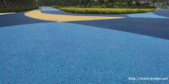 彩色陶瓷颗粒陶瓷防滑路面彩色防滑路面施工