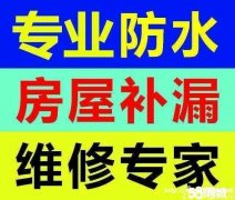 专业防水补漏，诚信服务20年