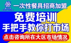 还在愁没好的项目？加盟一次性餐具自己当老板厂家全程扶持！