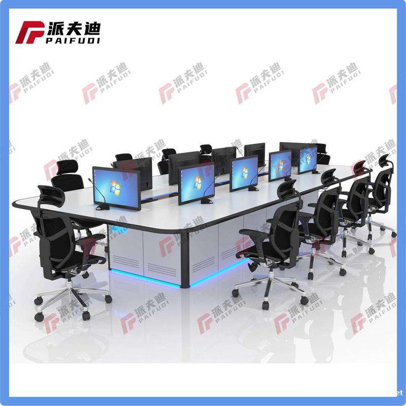 简约现代科技控制台指挥中心中控台调度台会议桌多媒体电脑桌工作 简约现代科技控制台指挥中心中控台调度台会议桌多媒体电脑桌工作
