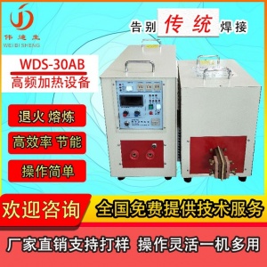 大量销售铜管钎焊机 高频感应加热机 佛山紫铜管钎焊机WDS-30AB高频机