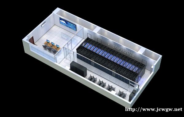 成都拼接大屏效果图设计|中控室|机房俯视效果图制作 成都拼接大屏效果图设计|中控室|机房俯视效果图制作