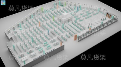 江苏个性化精品百货集合店货架整店输出-莫凡货架原始厂家