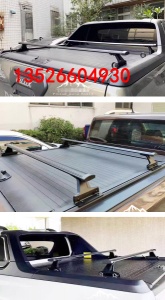 16-23款hilux海拉克斯皮卡卷帘盖搭配横杆行李条改装