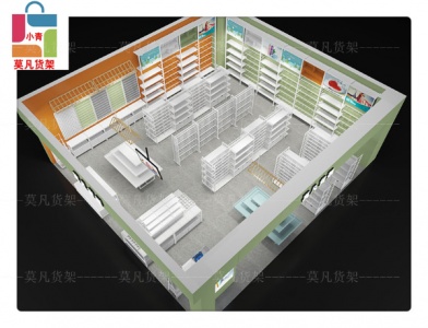 甘肃十元店百货店货架多样化设计
