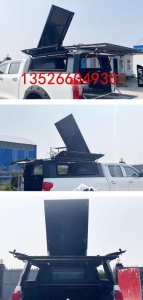 上汽大通长城炮纳瓦拉皮卡车后箱盖顶开门三开门高盖货箱盖