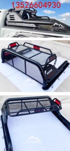 坦途公羊猛禽f150皮卡带筐后备箱龙门架防滚架子改装