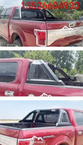 F150坦途公羊皮卡车三角短款带灯龙门架防滚架