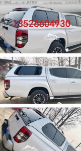 三菱triton皮卡车玻璃钢推拉窗高盖后箱盖改装