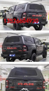 道奇公羊皮卡车锰钢旅居版高盖后箱盖子改装件