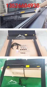 悍马H3皮卡车手动卷帘盖后箱盖铝合金平盖拉帘盖子改装