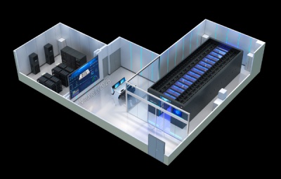 广州机房动环建设|中控室||配电室效果图制作