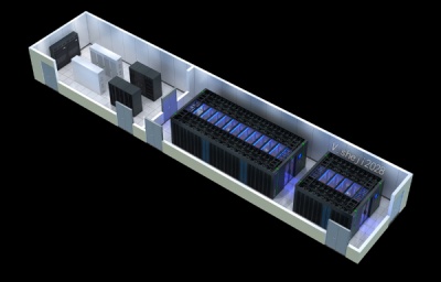 深圳一体化机柜|微模块数据中心机房建设效果图制作